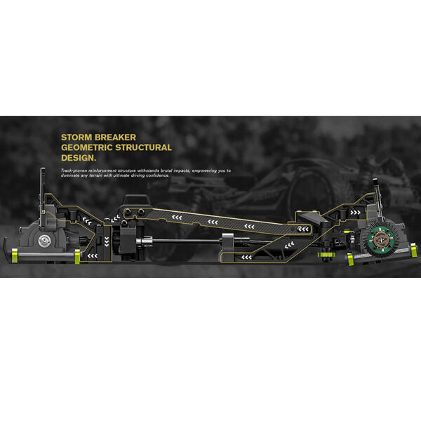 RLAARLO 1/10 SBK10-B-C Storm Breaker Carbon Fibre Brushless Black Gold RTR 1/10