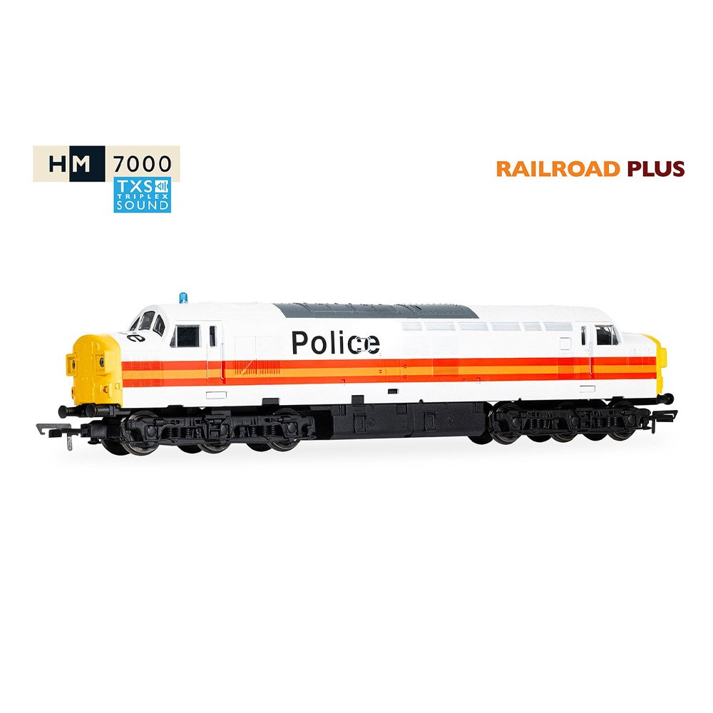 HORNBY RailRoad - BR - Class 37 - '37093' Police Livery (DCC Sound Fitted)