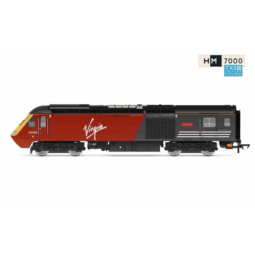 HORNBY OO Virgin - Class 43 HST - Lady in Red- Train Pack (DCC Sound Fitted)