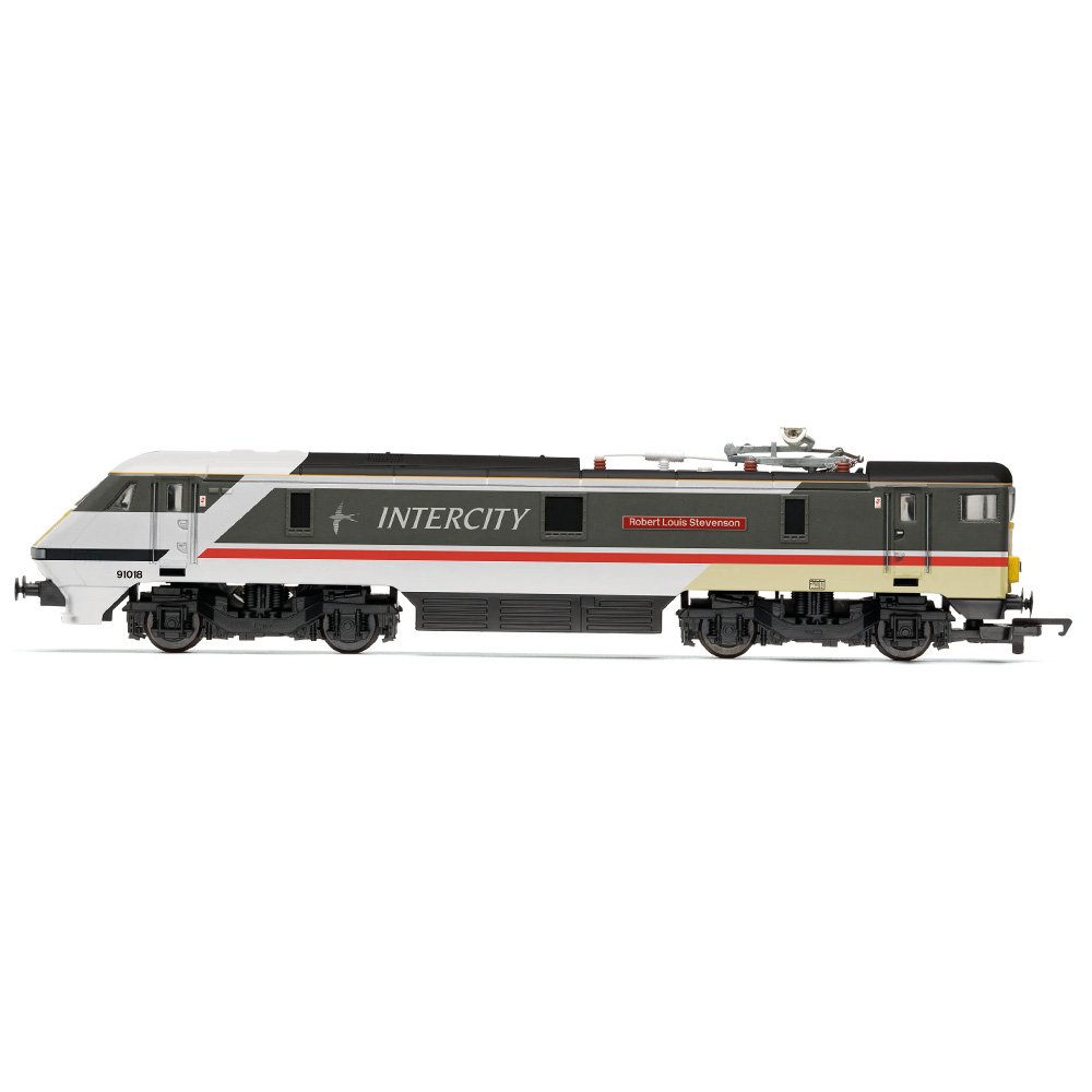 HORNBY 1/76 RailRoad: BR - Intercity Class 91 - 'Robert Louis Stevenson' 91018