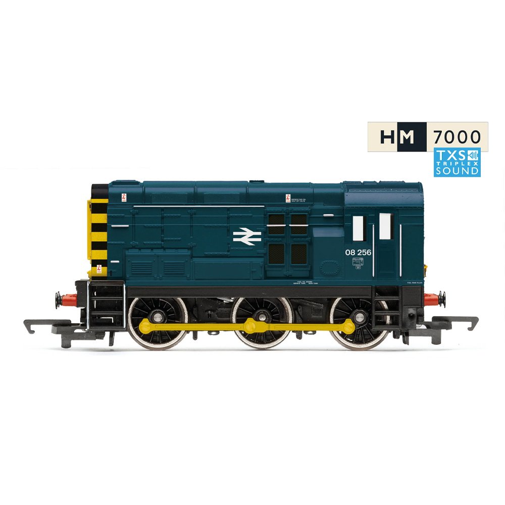 HORNBY 1/76 RailRoad: BR - Class 08 - 08256 (DCC Sound Fitted)