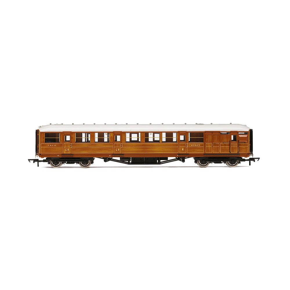 HORNBY LNER GRESLEY CORRIDOR TEAK COACHES BRAKE 3RD 21437