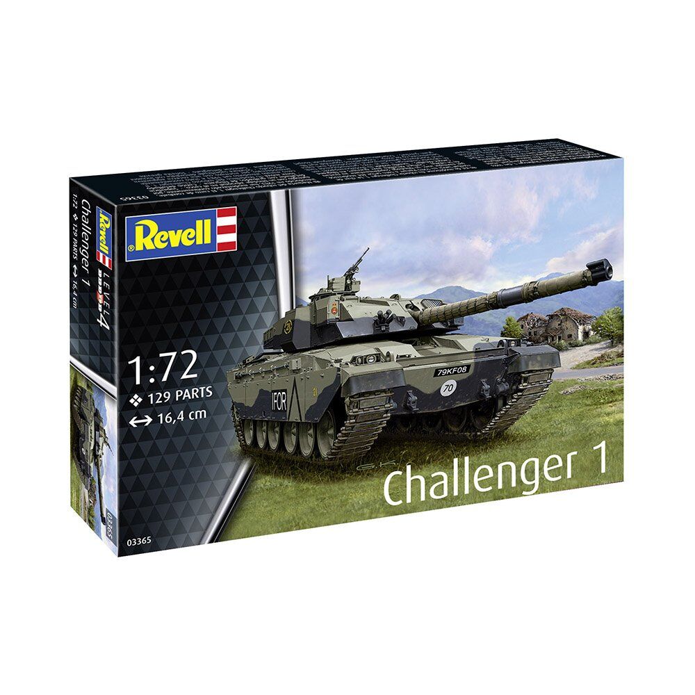 REVELL 1/72 Model Set Challenger 1