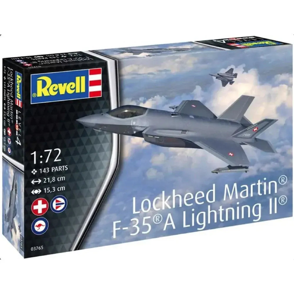 REVELL Lockheed Martin F-35A LightningII
- Australian Decals included