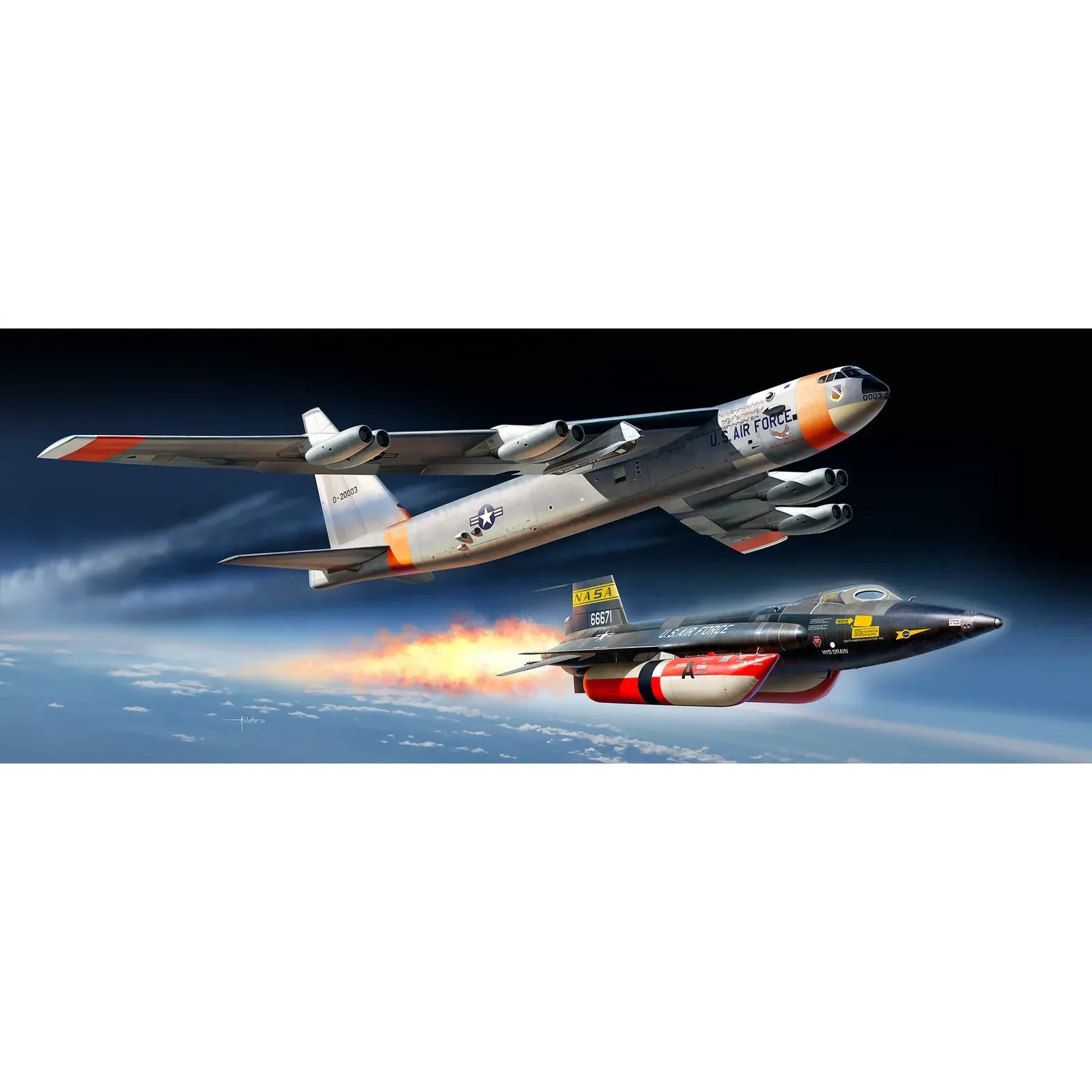 REVELL 1/72 Nb-52 And X-15 - Platinum Edition