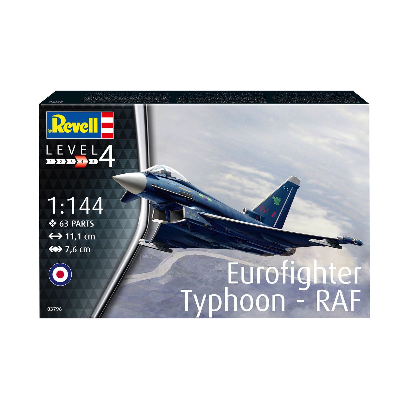 REVELL 1/144 Scale Eurofighter Typhoon - RAF