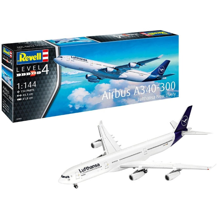 REVELL 1/144 Scale A340-300 Lufhansa New Livery