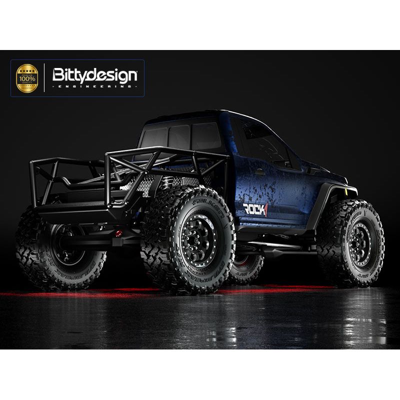 BITTYDESIGN 1/10 Rock1 Clear Body for all 313mm Wheelbase Rock Crawler Models, Pre-Cut, 1mm, Only Cab