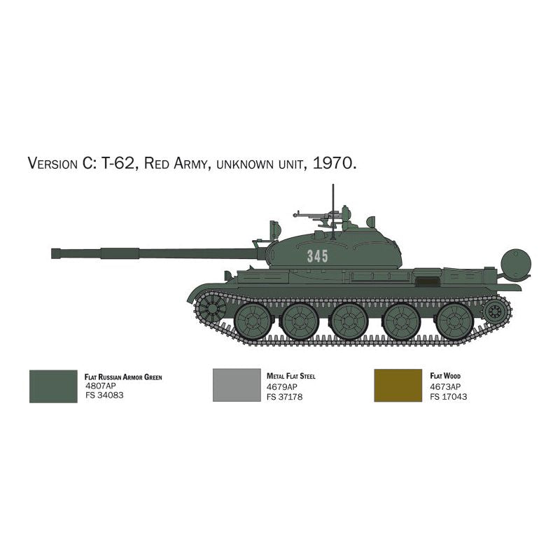 ITALERI 1/72 T-62 Main Battle Tank