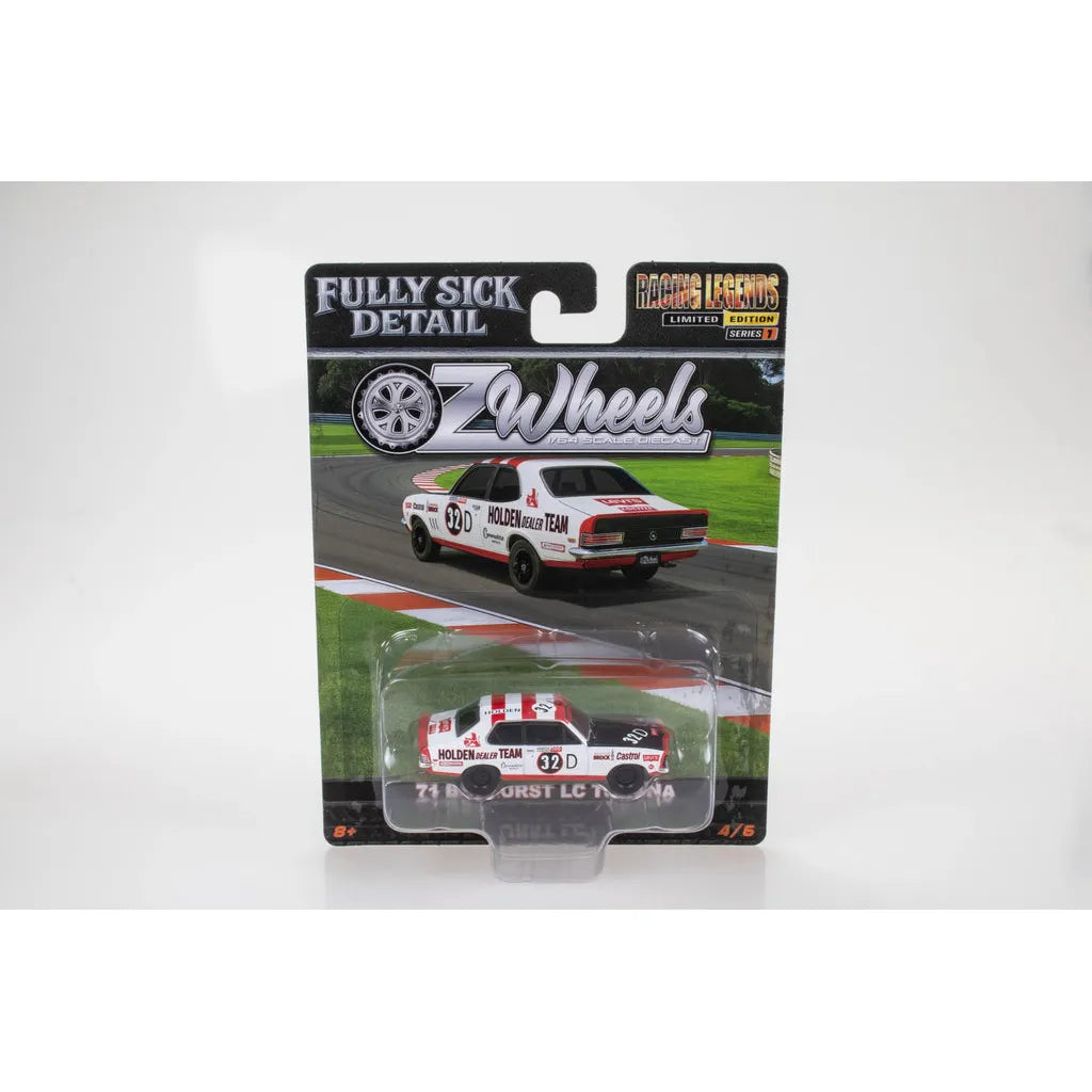 OZ LEGENDS 1/64 Fully Sick Detail OZ Wheels Series 1 - 1971 Bathurst #32D Holden LC Torana GTR XU-1 Peter Brock