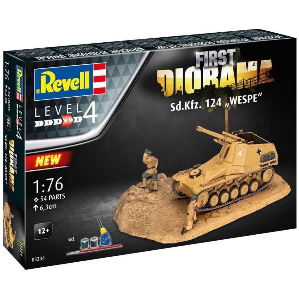 REVELL 1/76 First Diorama Set Sd.Kfz 124 "Wespe"