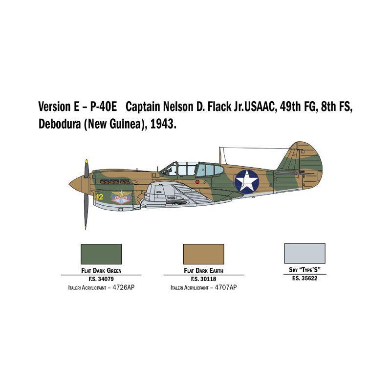 ITALERI 1/48 P-40 E/K Kittyhawk with Australian Decals