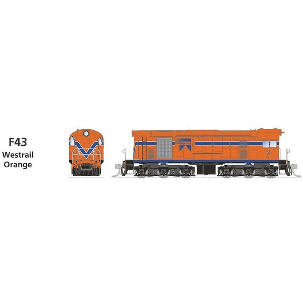 SDS MODELS HOn3.5 WAGR F Class F43 Westrail Orange