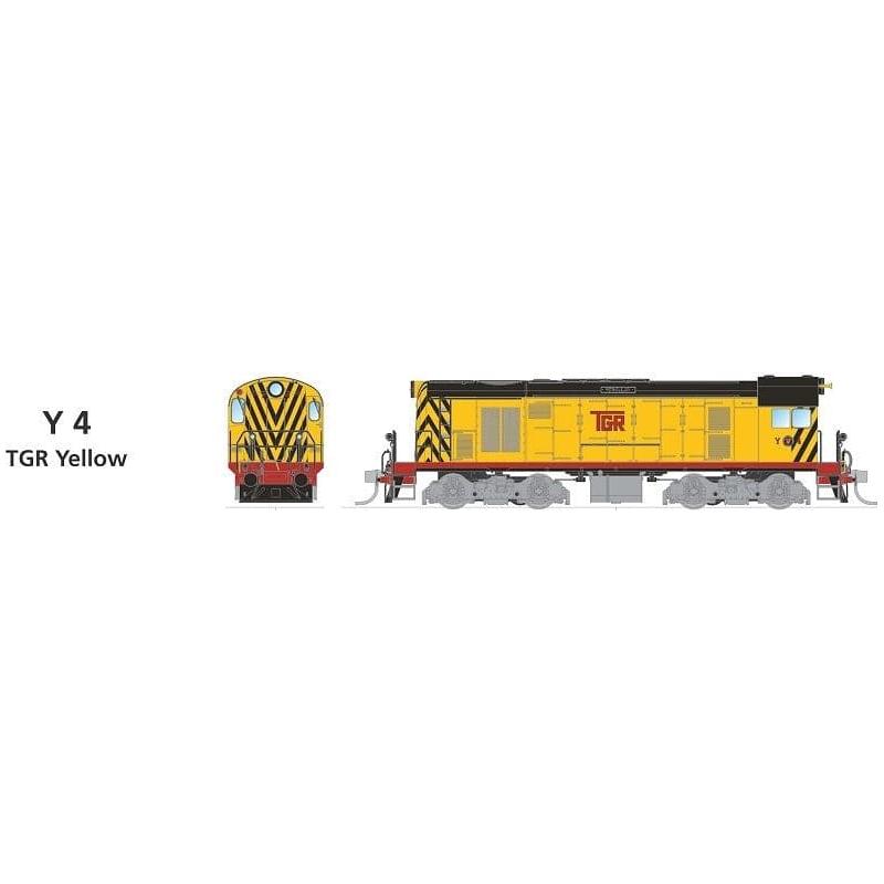 SDS MODELS HO TGR Y Class Y4 TGR Yellow DCC Sound