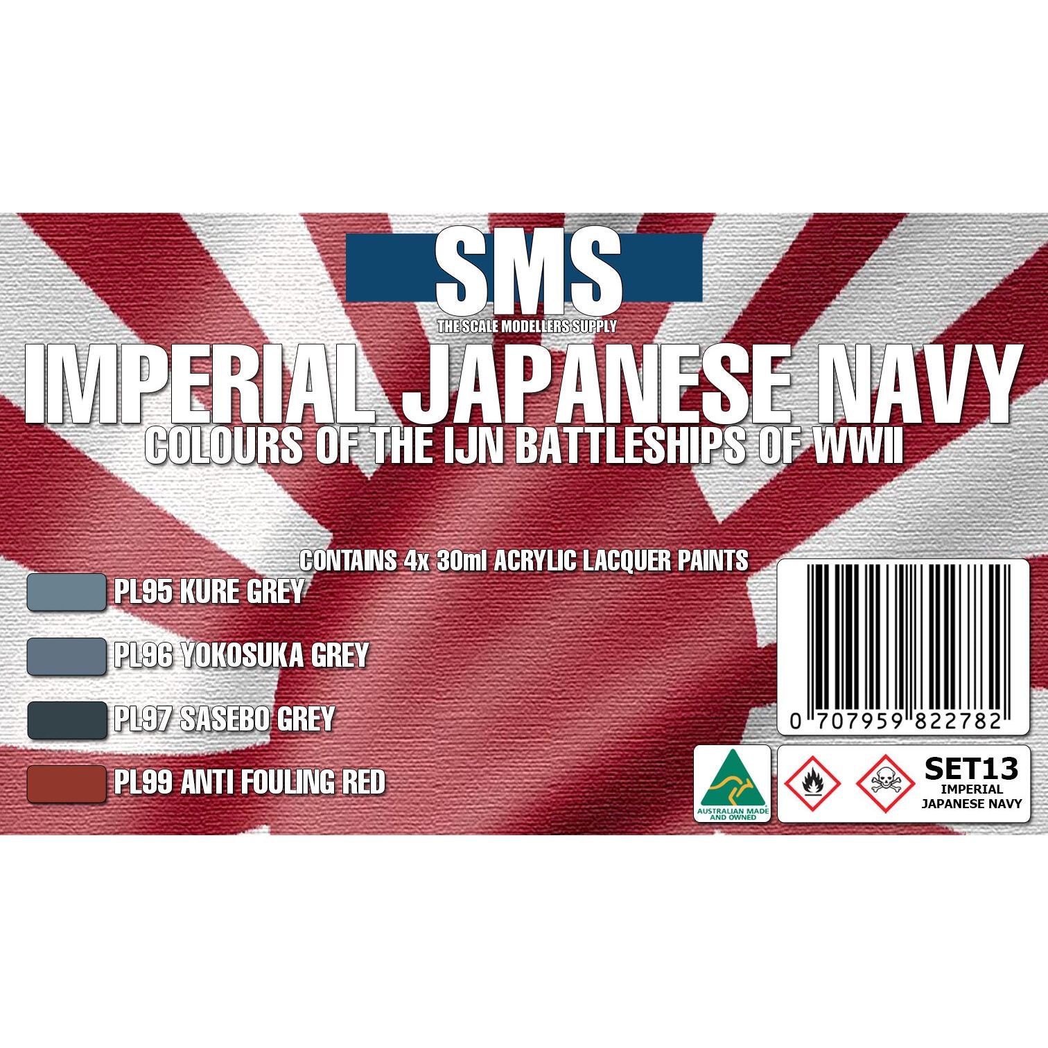 SMS IMPERIAL JAPANESE NAVY Colour Set