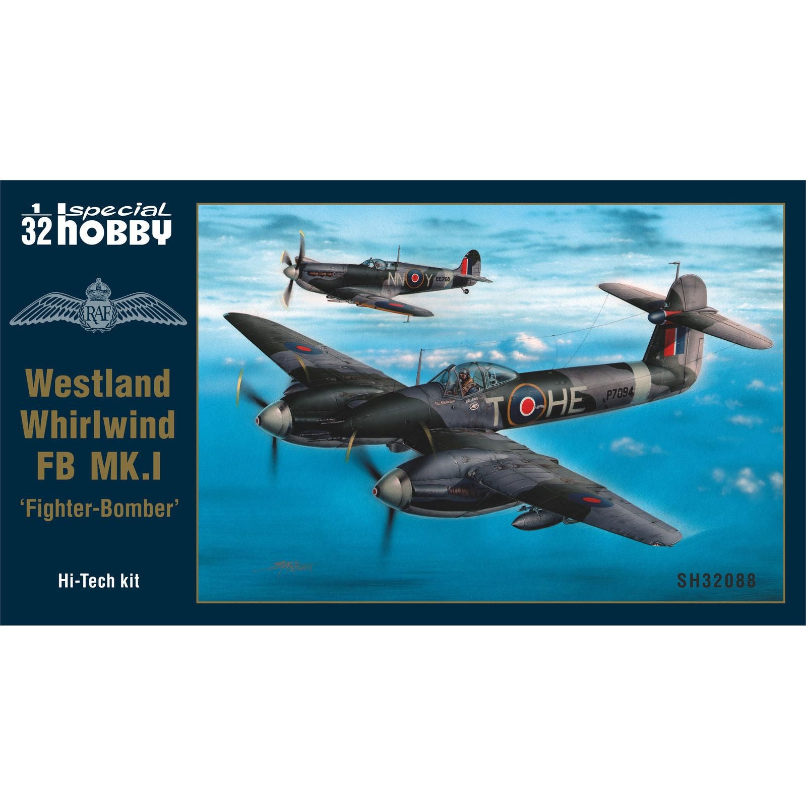 Special Hobby 1/32 Westland Whirlwind FB MK.I â€˜Fighter-Bomberâ€™ Hi-tech kit Plastic Model Kit