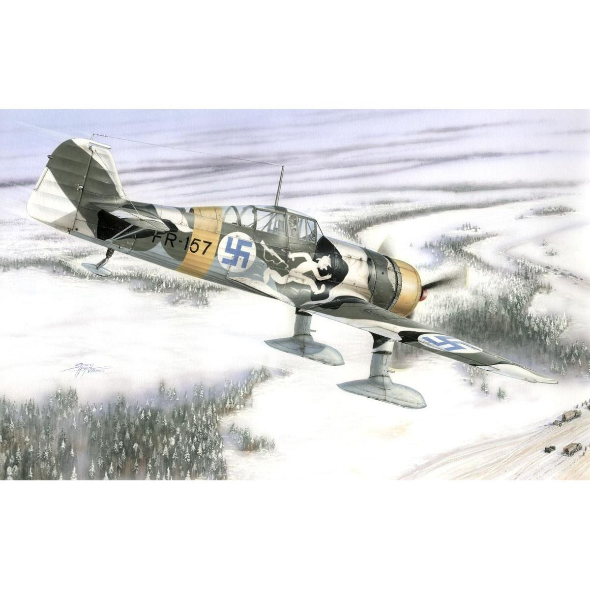 SPECIAL HOBBY 1/48 Fokker D.XXI "4.Sarja with Wasp Junior Engine" Plastic Model Kit