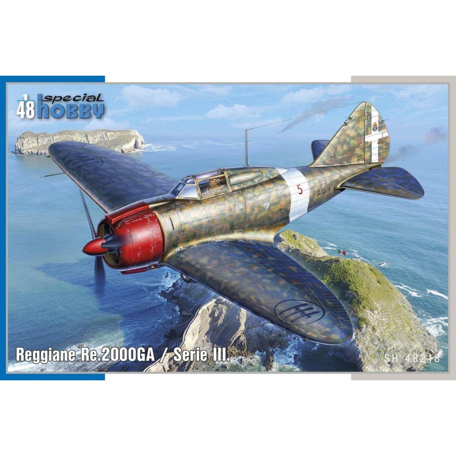 SPECIAL HOBBY 1/48 Reggiane Re.2000GA / Serie III. Plastic Model Kit