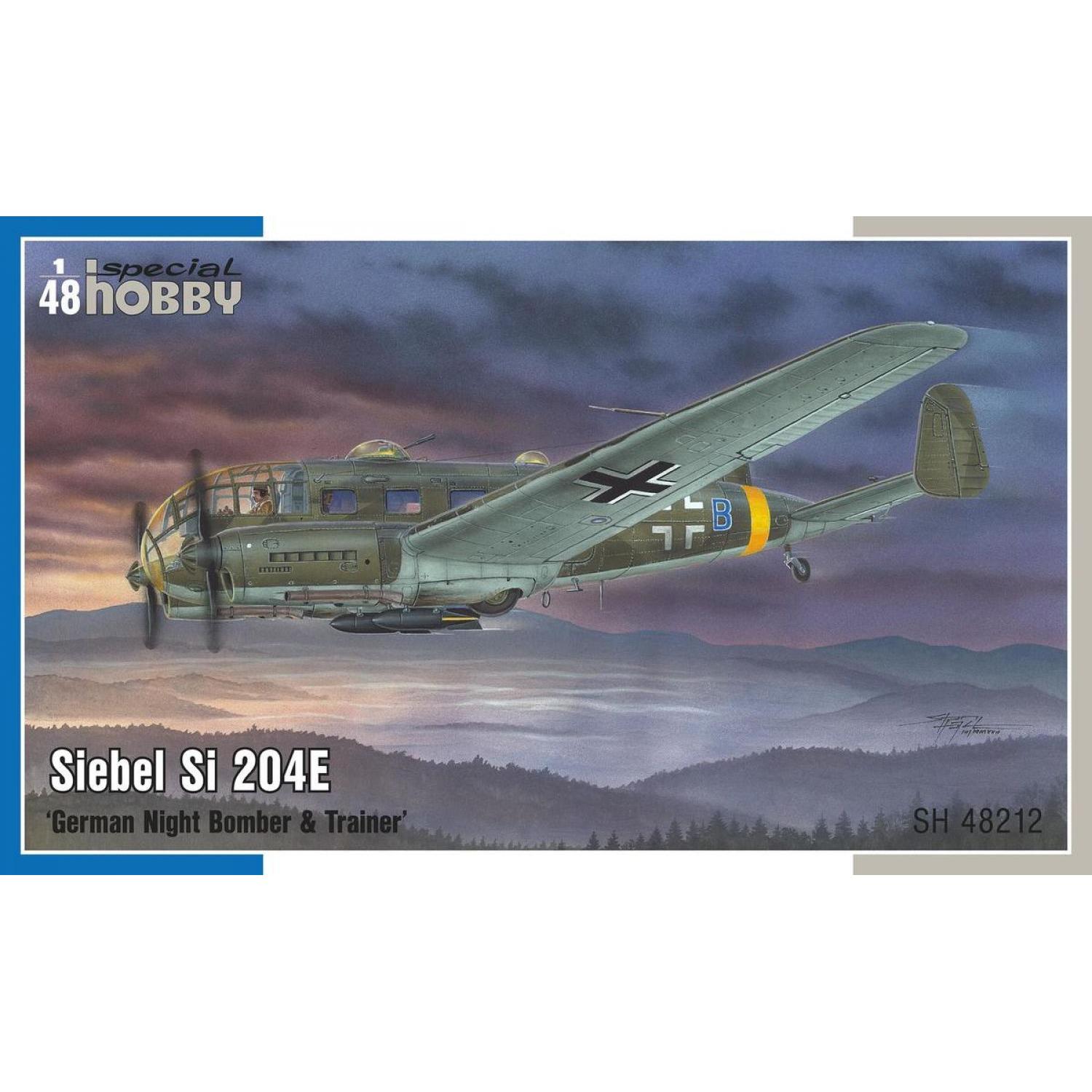 SPECIAL HOBBY 1/48 Siebel Si 204E â€˜German Night Bomber & Trainerâ€™ Plastic Model Kit