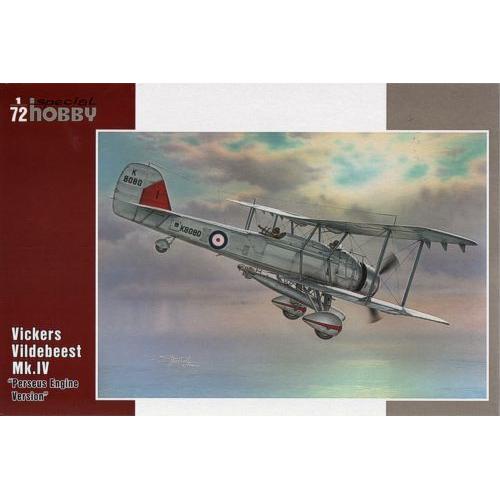 SPECIAL HOBBY 1/72 Vickers Vildebeest Mk.IV â€˜Perseus Engine Versionâ€™ Plastic Model Kit
