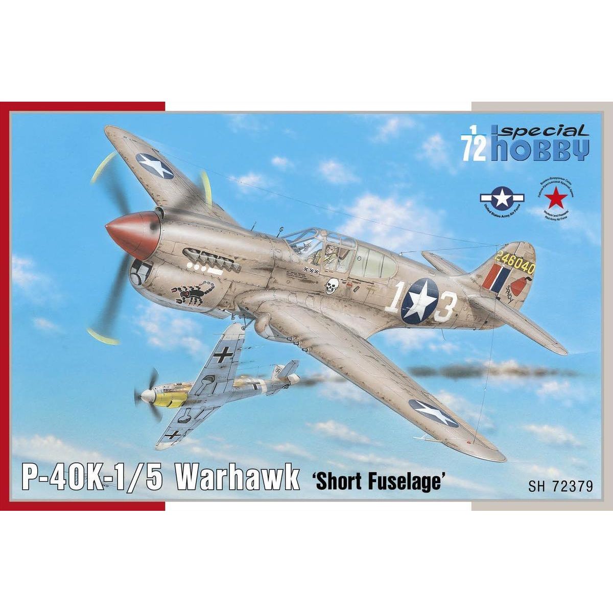 SPECIAL HOBBY 1/72 P-40K-1/5 Warhawk 'Short Fuselage' Plastic Model Kit
