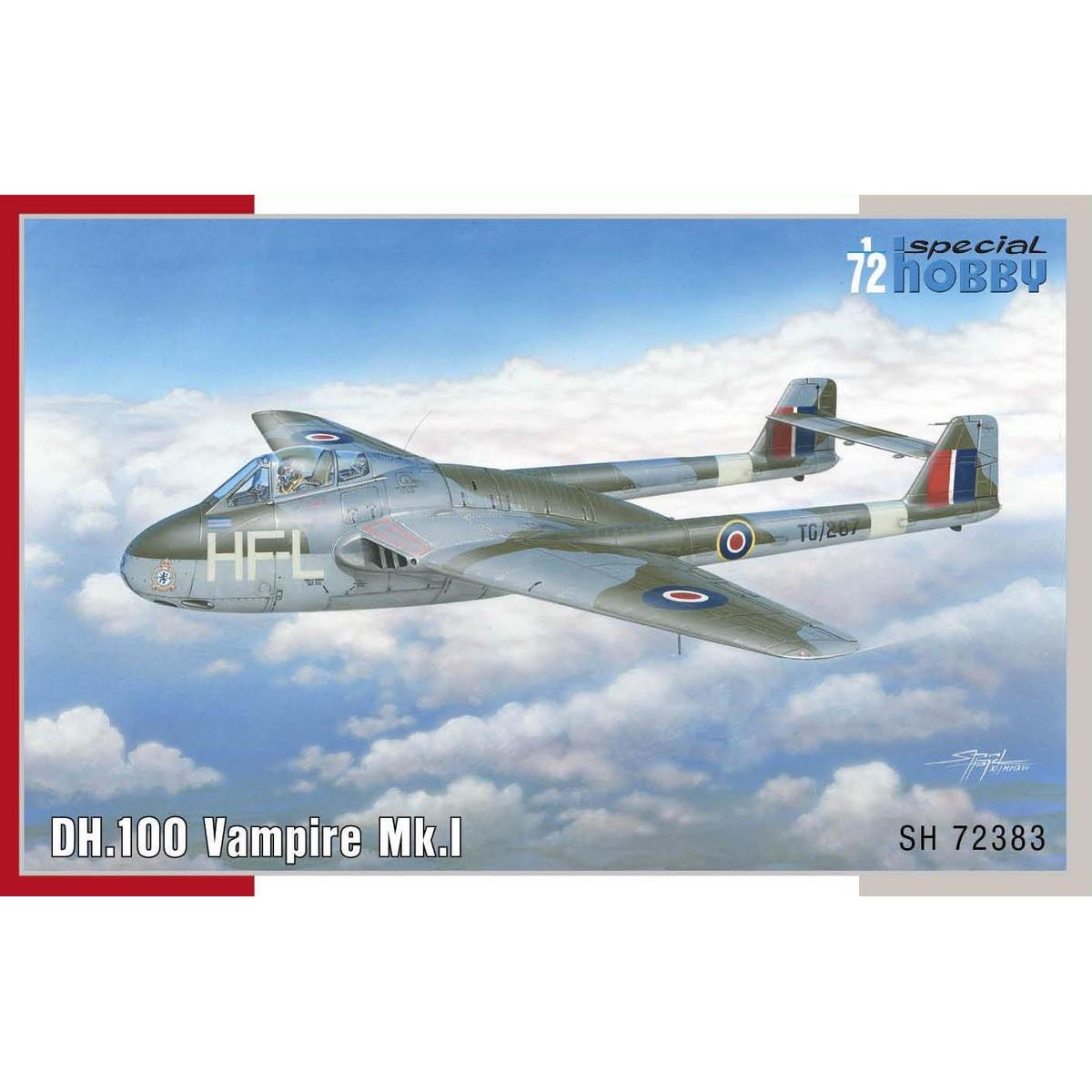Special Hobby 1/72 DH.100 Vampire Mk.I 'RAF, RAAF and ArmÃ©e de l'Air' Plastic Model Kit *Aus Decals*
