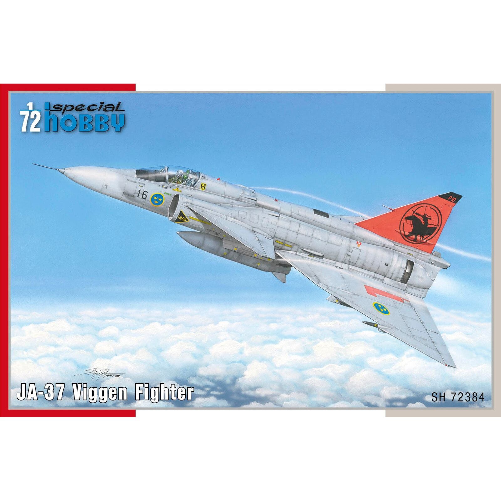 SPECIAL HOBBY 1/72 JA-37 Viggen Fighter Plastic Model Kit