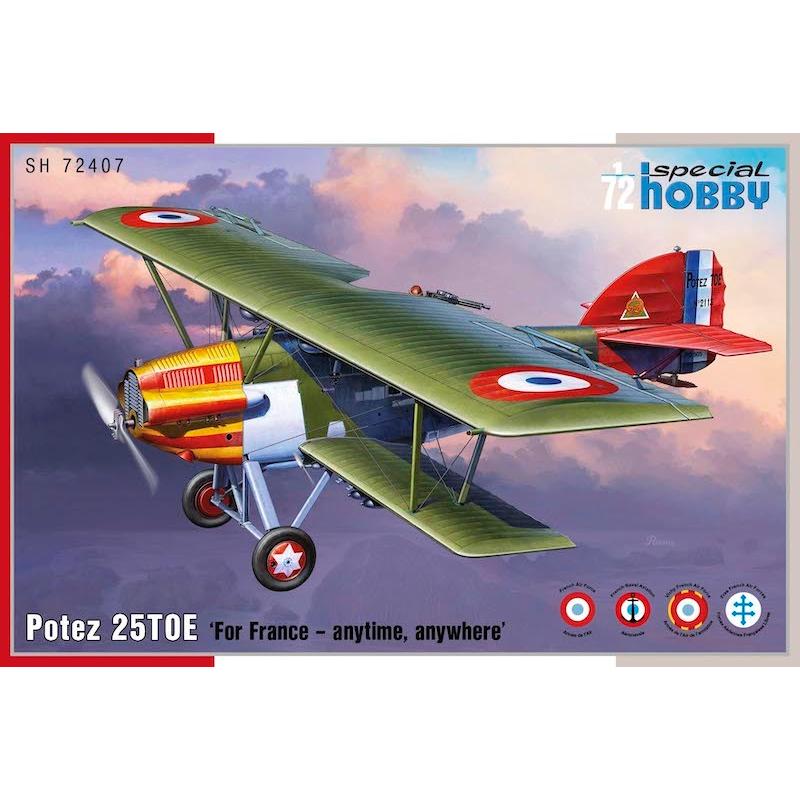 SPECIAL HOBBY 1/72 Potez 25 TOE Plastic Model Kit