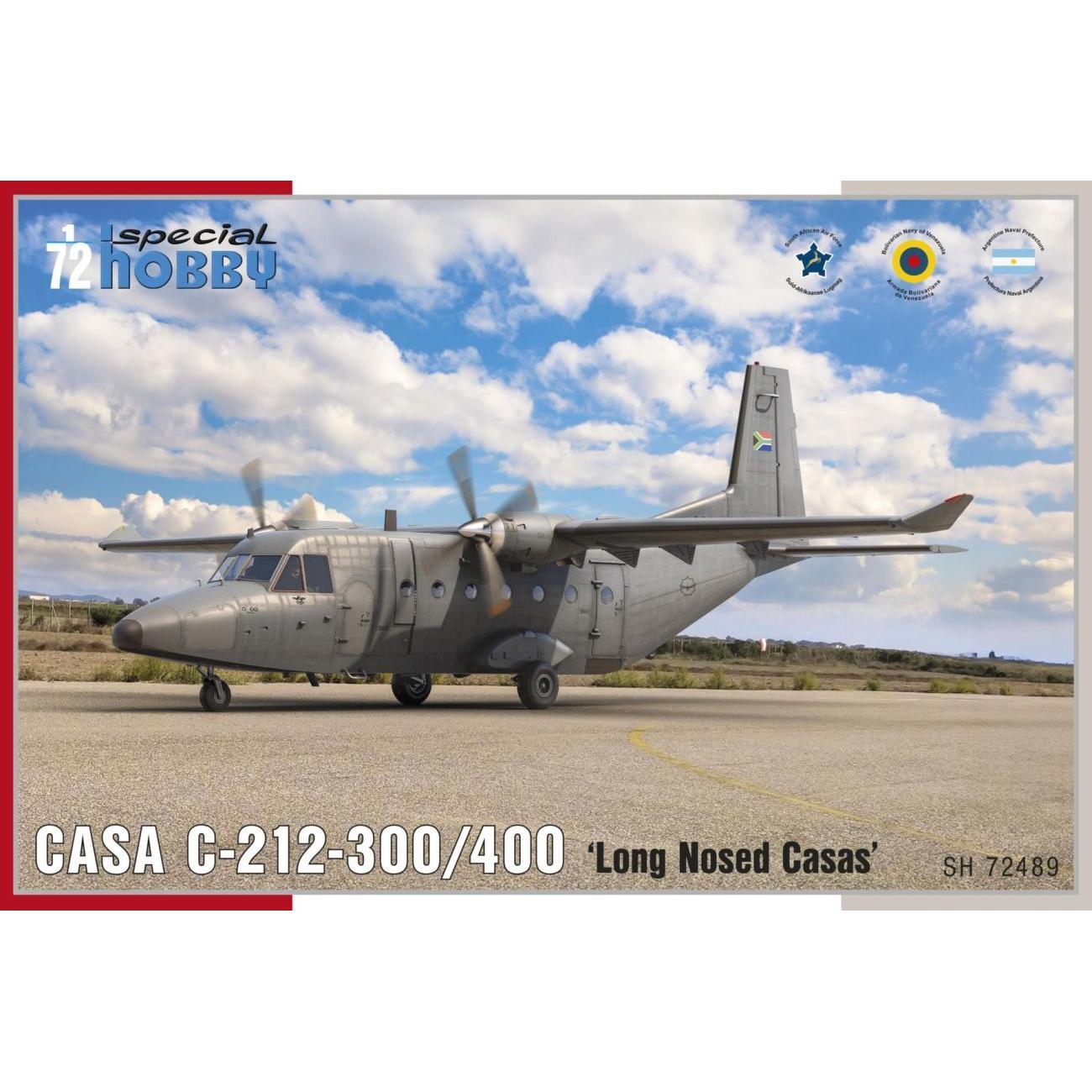 SPECIAL HOBBY 1/72 CASA C-212-300/400 â€˜Long Nosed Casasâ€™ Plastic Model Kit