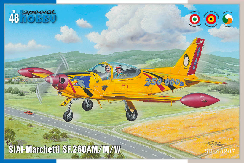 SPECIAL HOBBY 1/48 SIAI-Marchetti SF.260AM/M/W Plastic Model Kt [48207]