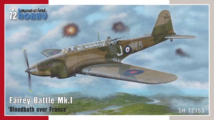 SPECIAL HOBBY 1/72 Fairey Battle Mk.I ‘Bloodbath over France’ Plastic Model Kit