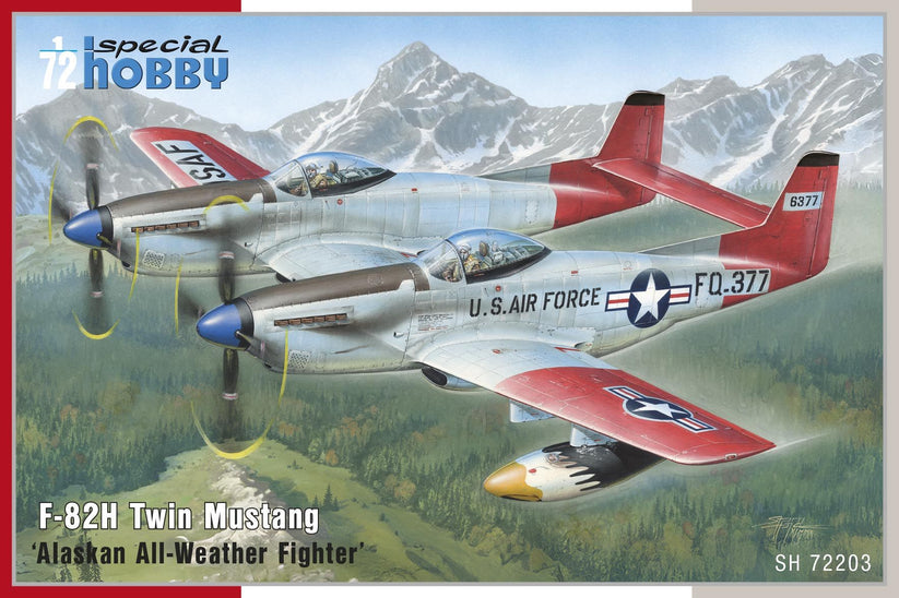 SPECIAL HOBBY 1/72 F-82H Twin Mustang 'Alaskan All Weather Fight Plastic Model Kit