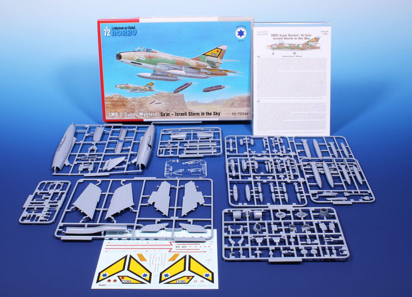 SPECIAL HOBBY 1/72 SMB-2 Super Mystère 'Sa'ar – Israeli Storm in the Sky' Plastic Model Kit