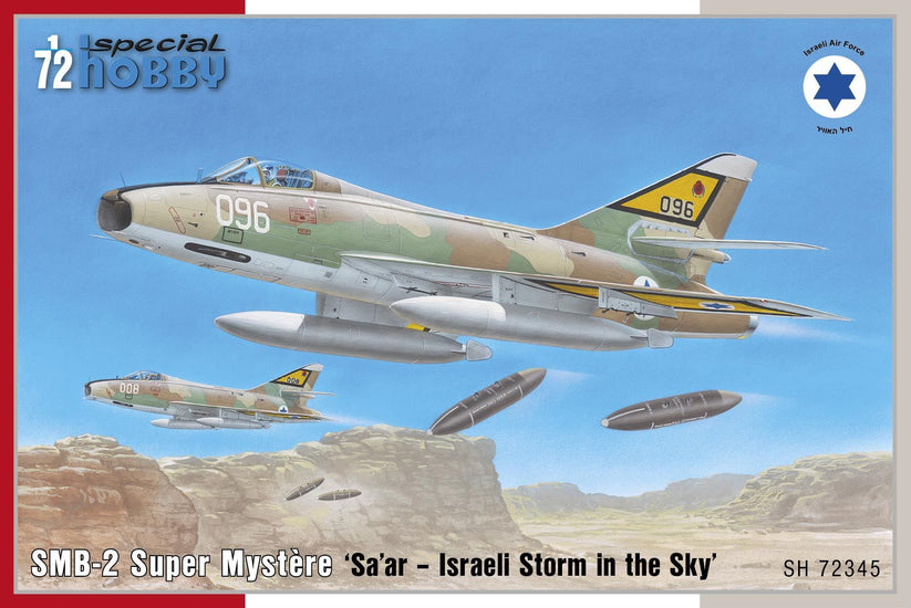 SPECIAL HOBBY 1/72 SMB-2 Super Mystère 'Sa'ar – Israeli Storm in the Sky' Plastic Model Kit