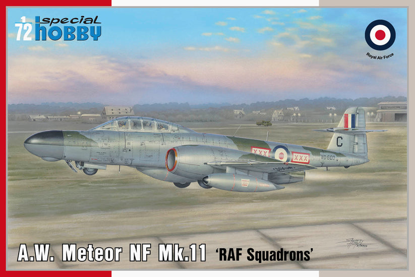 SPECIAL HOBBY 1/72 A.W. Meteor NF Mk.11 'RAF Squadrons' Plastic Model Kit