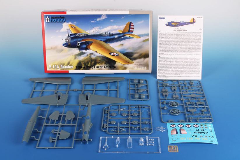 SPECIAL HOBBY 1/72 B-12A Bomber 'Yellow Wings over America' Plastic Model Kit