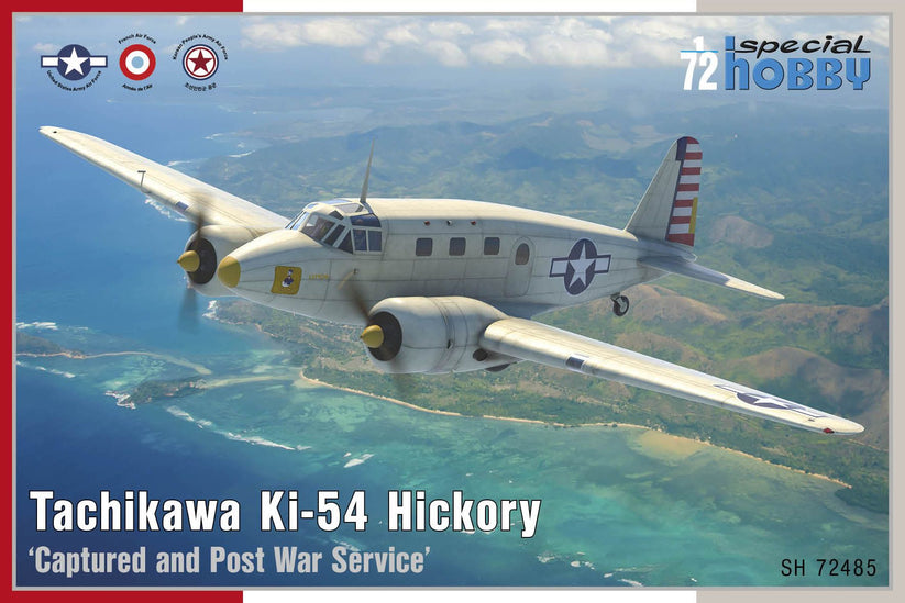 SPECIAL HOBBY 1/72 Tachikawa Ki-54 Hickory ‘Captured and Post War Service’ Plastic Model Kit