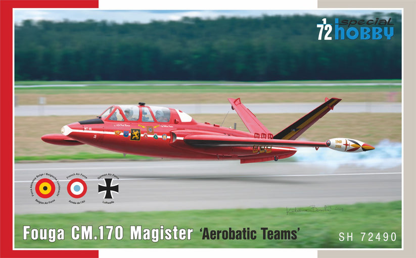 SPECIAL HOBBY 1/72 Fouga CM.170 Magister ‘Aerobatic Teams’ Plastic Model Kit