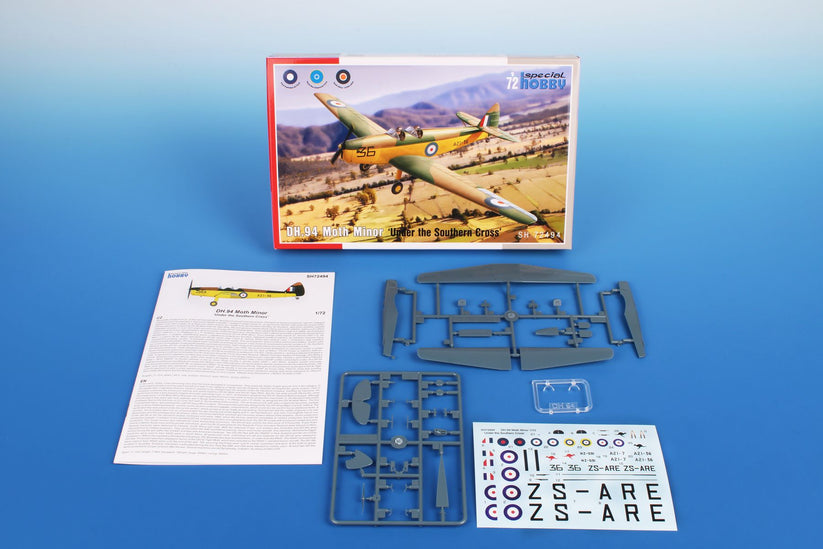 SPECIAL HOBBY 1/72 DH.94 Moth Minor ‘Under the Southern Cross’ Plastic Model Kit *Aust Decals*