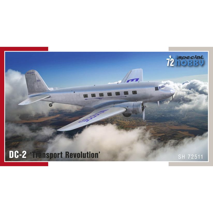 SPECIAL HOBBY 1/72 DC-2 'Transport Revolution' Plastic Model Kit
