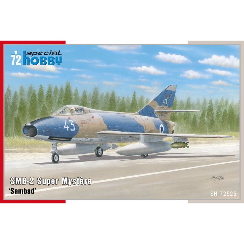 SPECIAL HOBBY 1/72 SMB-2 Super Mystere 'Sambad' Plastic Model Kit