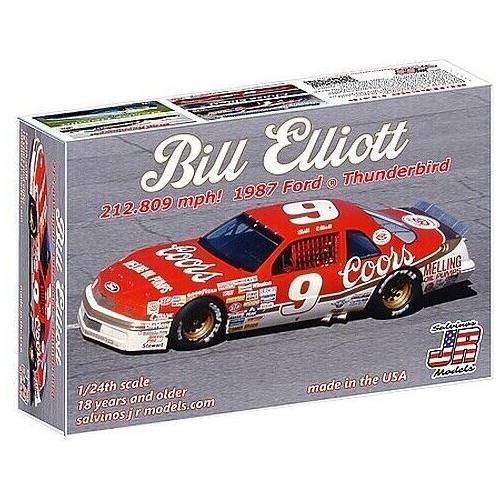 SALVINOS JR 1/24 Bill Elliott 1987 Ford Thunderbird "212 MPH" Plastic Model Kit [BEF1987T]