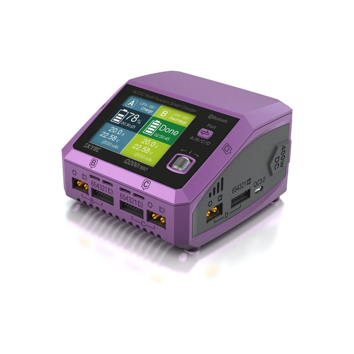 [SUGGESTED IMAGE: Multiple RC battery chargers showing different charge rates, with a temperature gun pointing at a warm battery]