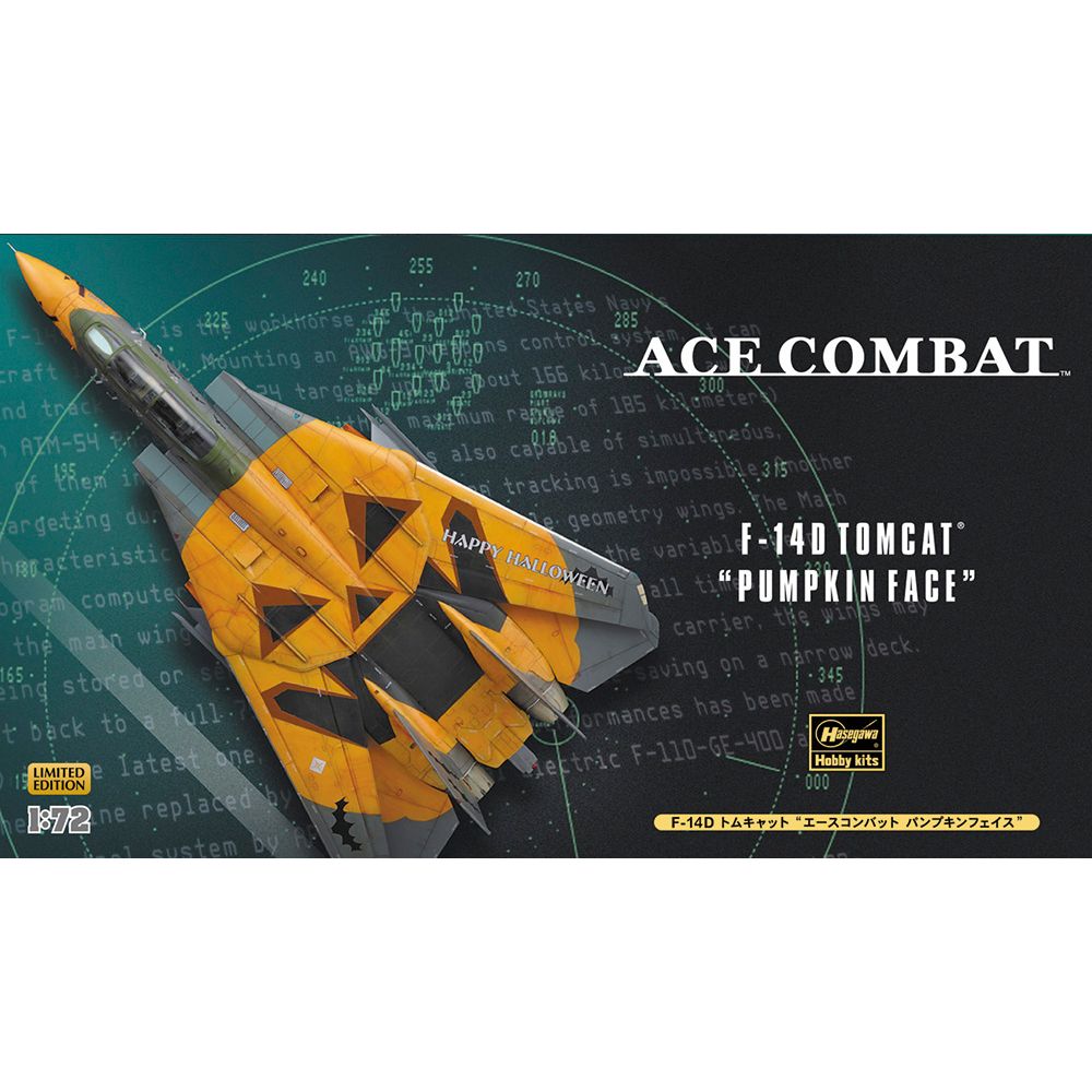 HASEGAWA 1/72 F-14D TOMCAT 'ACE COMBAT PUMPKIN FACE'