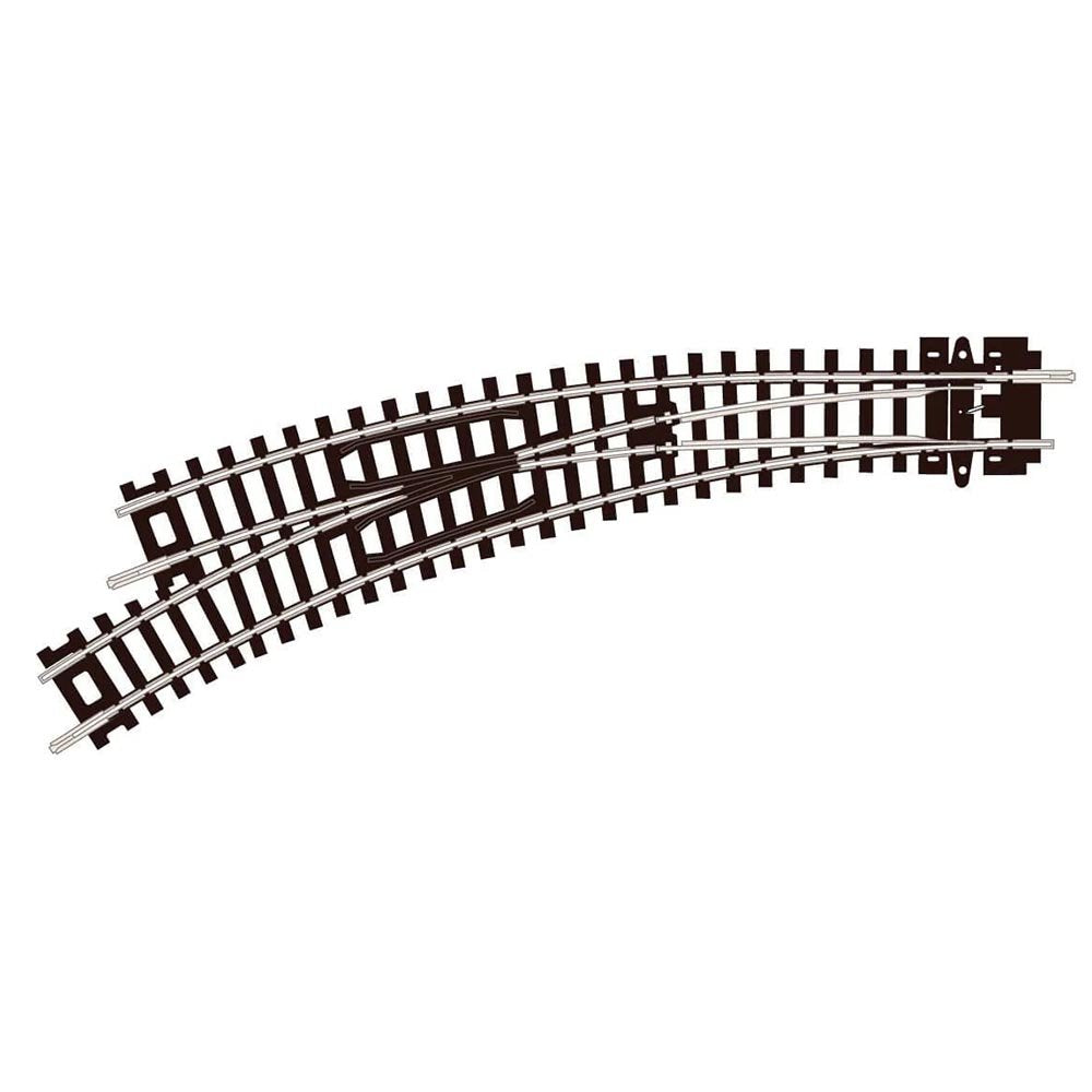 PECO N Setrack Curved Turnout Left Hand Code 80 (ST45)
