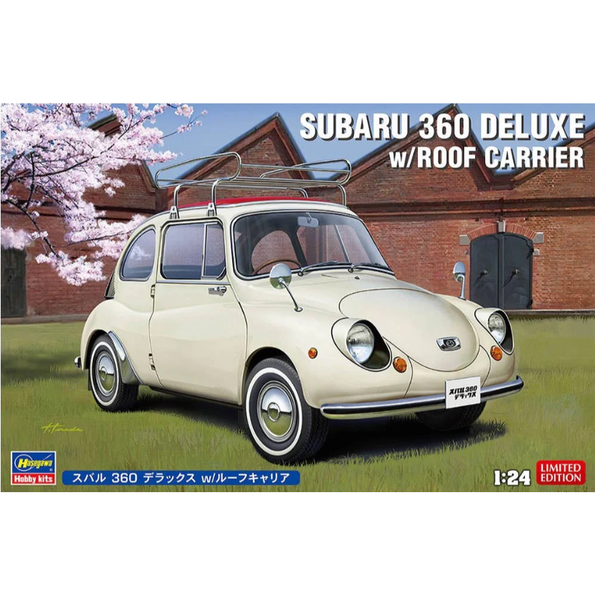 HASEGAWA 1/24 SUBARU 360 DELUXE w/ROOF CARRIER
