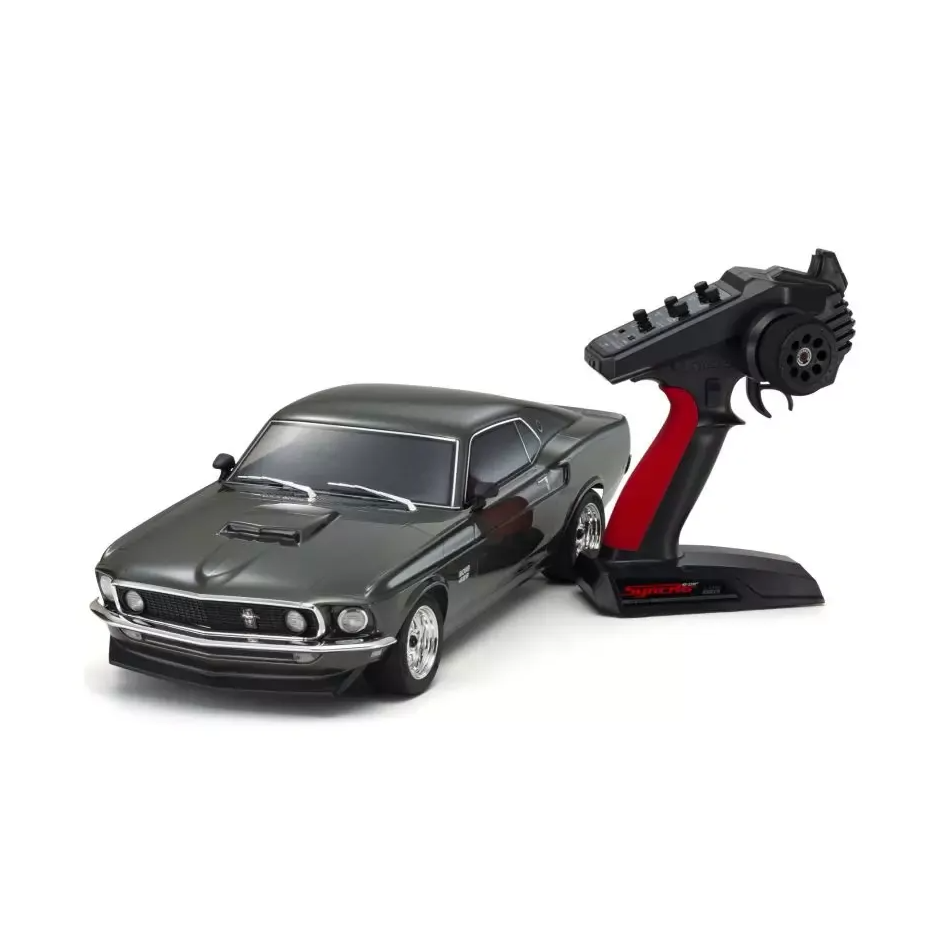 KYOSHO 1/10 Fazer Mk2 1969 Ford Mustang Boss 429 Black Jade FZ02 4WD Electric Car Readyset