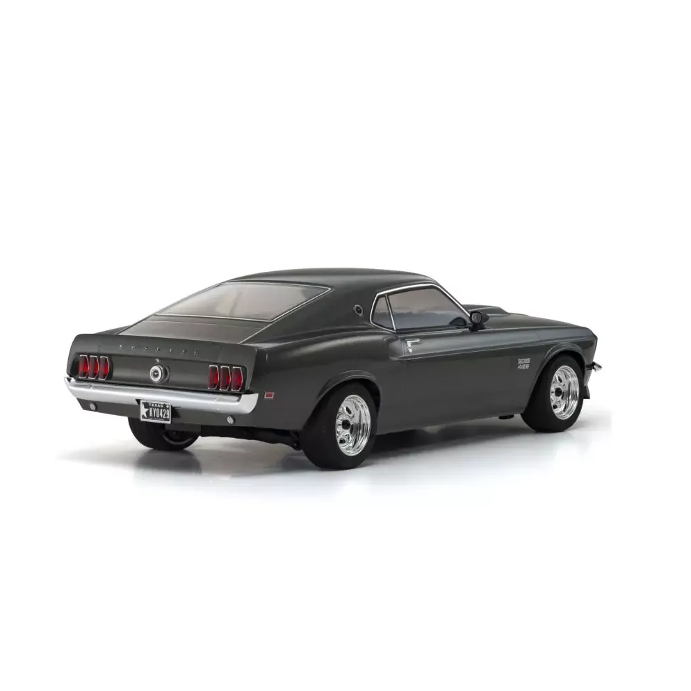 KYOSHO 1/10 Fazer Mk2 1969 Ford Mustang Boss 429 Black Jade FZ02 4WD Electric Car Readyset