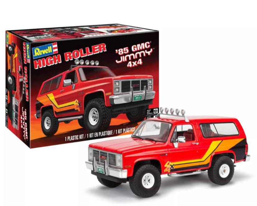REVELL 1/25 1985 GMC JIMMY 4X4 HIGH ROLLER
