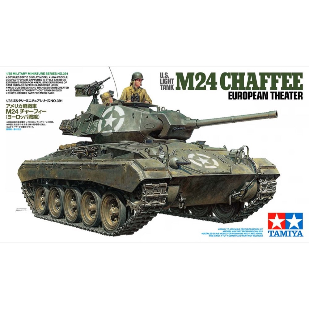 TAMIYA 1/35 U.S. Light Tank M24 Chaffee European Theater
